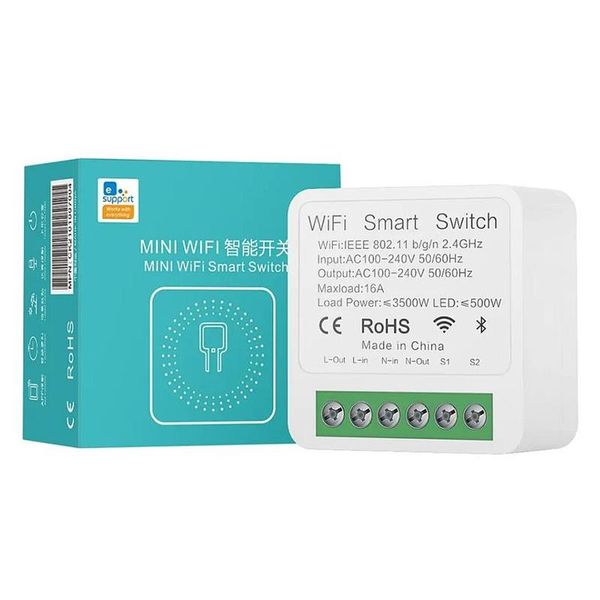 Smart Home - Wi-Fi Mini 16A Smart Switch for eWelink app only - 2 pack