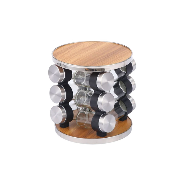 12 Piece Revolving Spice Rack Set-BA-369
