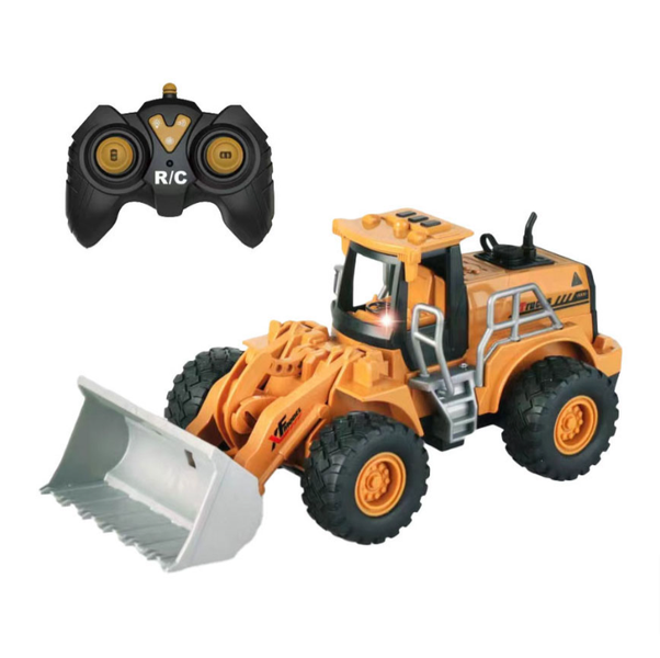 RC Bulldozer With Lights &amp; Smoke Function - Remote Control Toy Vehicle