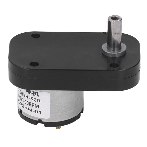 DC Geared Motor 200RPM 5V Self Locking Reduction for Automation Electronics