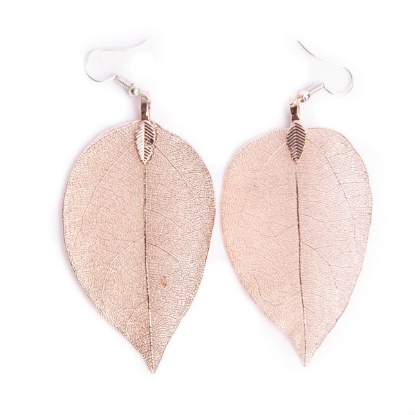 Earrings leaf