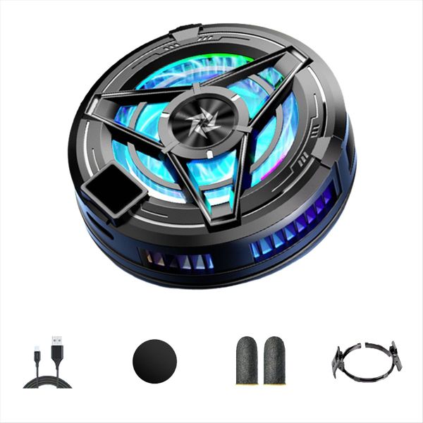 Magnetic Mobile Radiator Phone Cooler Silent Compatible with Universal