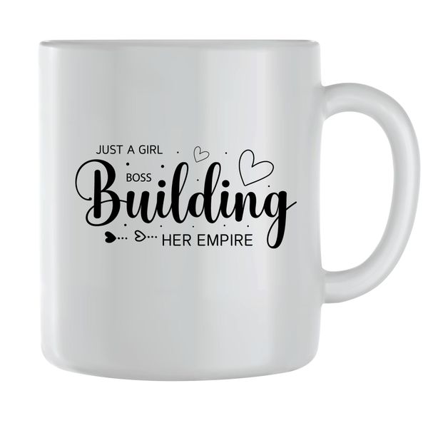 Girl Boss Coffee Mugs for Men Women Small Business Graphic Cups Present 130
