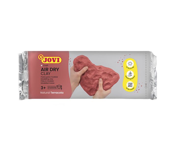 JOVI Air Hardening Modelling Clay - 500g Terracotta