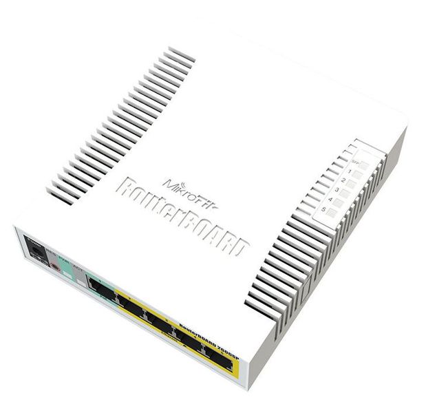 MikroTik SwOS Switch 5 Port Gigabit PoE 1SFP