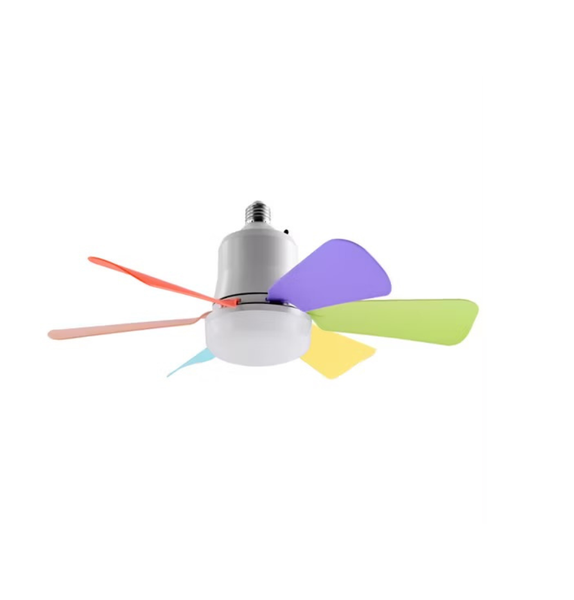 Creative 18" Ceiling Fan with LED Light Indoor and Remote