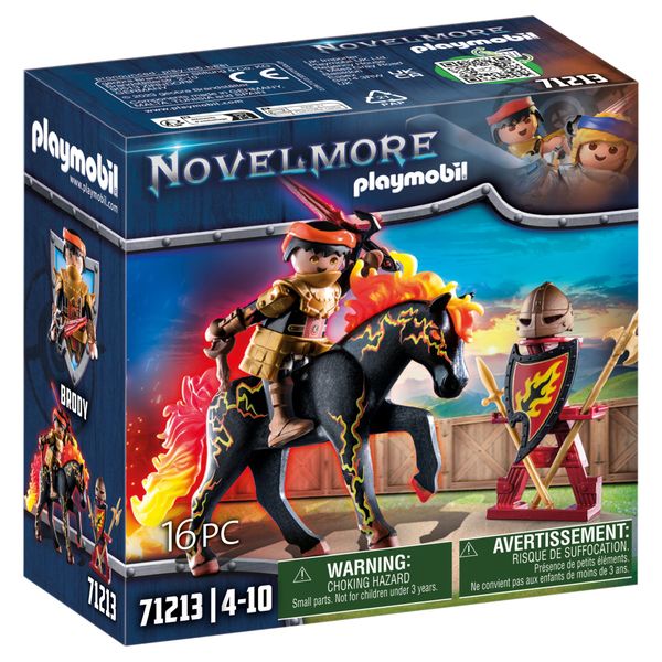 Playmobil Novelmore - Burnham Raiders: Fire Knight (16 Pieces)