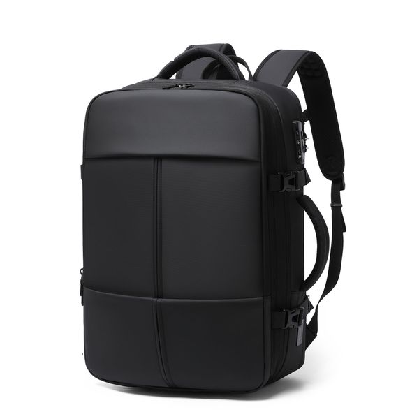 Laptop Backpack Travel Airbag Vacuum Bag 60L USB Waterproof Expandable