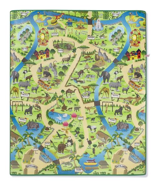Rollmatz Zoo Playmats Small - 100cm x 120cm