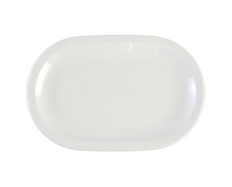 Platter 33cm Oval Blanco Continental