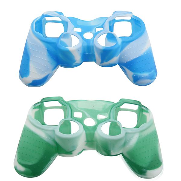 Unibright Silicone Covers (Pack of 2) Light Blue and Light Green for PS3