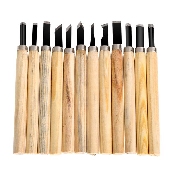 Wood Carving Chisel Set - 12 Piece