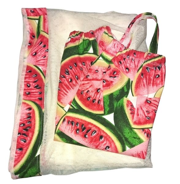 Table Food Netcover with Reusable Plastic Bag Holder