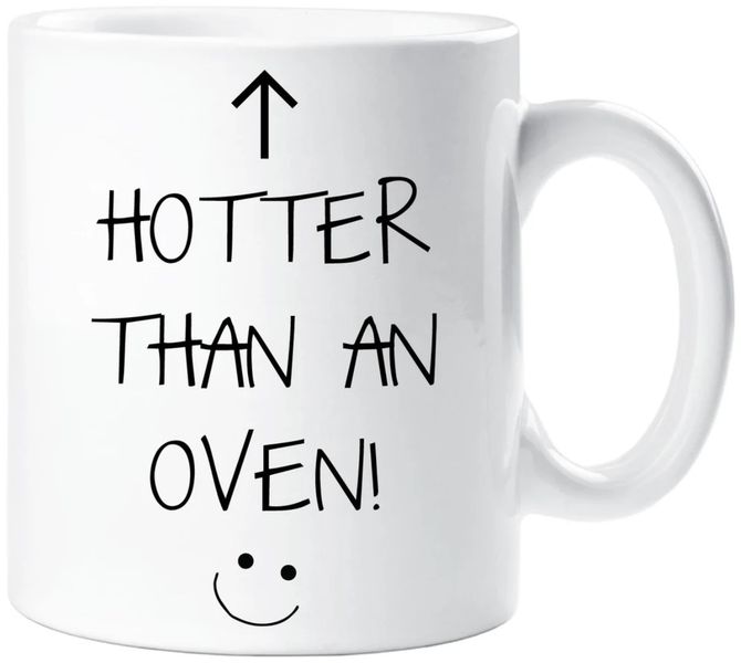 Hotter Than An Oven Anniversary Valentine Boyfriend Girlfriend Gift Mug