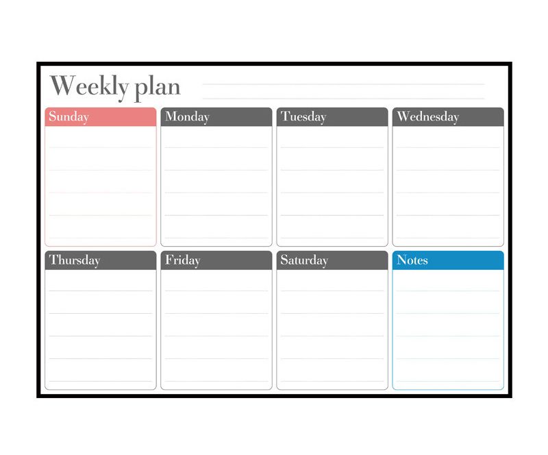 Magnetic Fridge Weekly Planner | Shop Today. Get it Tomorrow ...