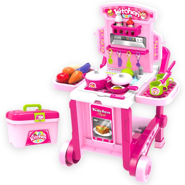 Little Chef Kitchen Playset - Cooking Toy for Kids - Toys for Girls