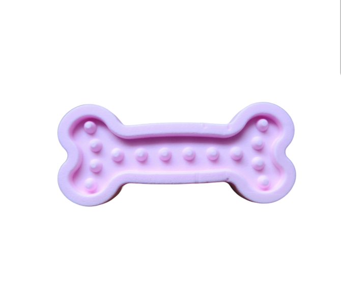 Puppy Teething Bone Toy - pink
