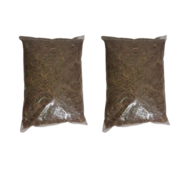 Sphagnum Moss Decor 2L Bag For Reptiles, Terrariums - 4 Pack