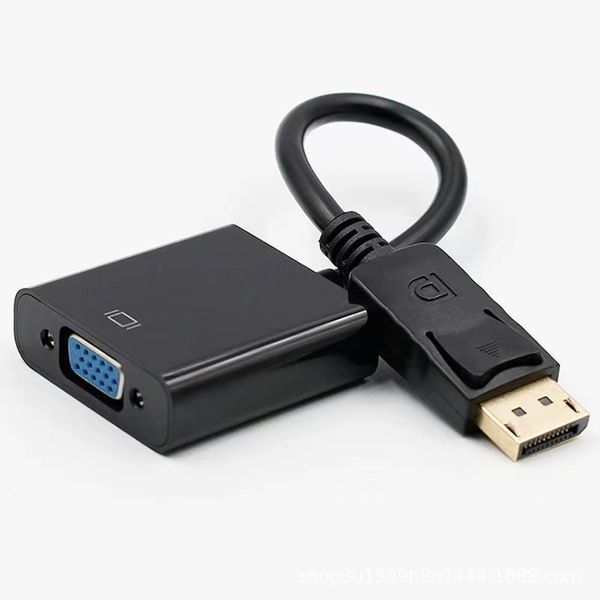 DisplayPort to VGA Adapter Compatible with Projectors TVs Laptops Monitors