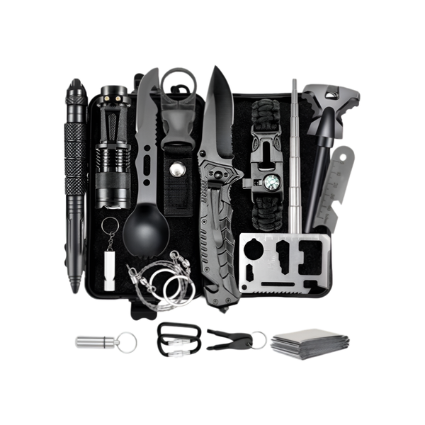 18 In 1 Multi-Function Camping Essentials Survival Kit