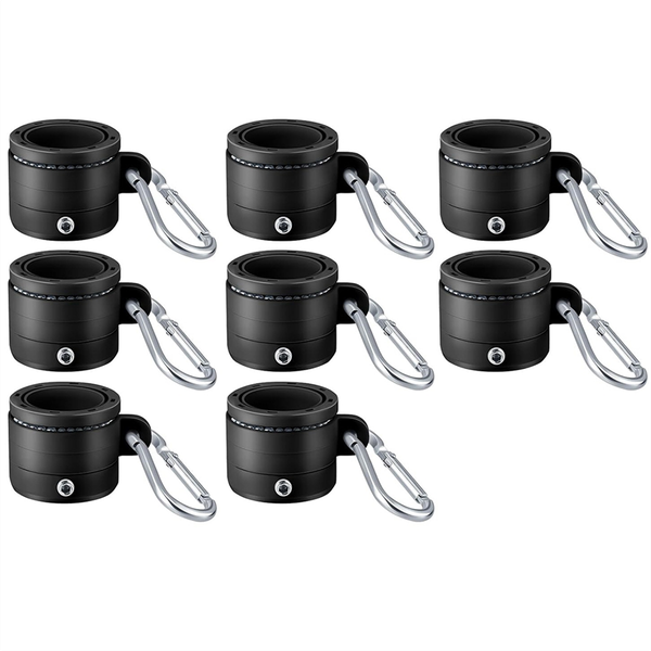 8Pcs Plastic Flag Pole Rings with Bearings for 0.76-1.0In Flag Pole,A