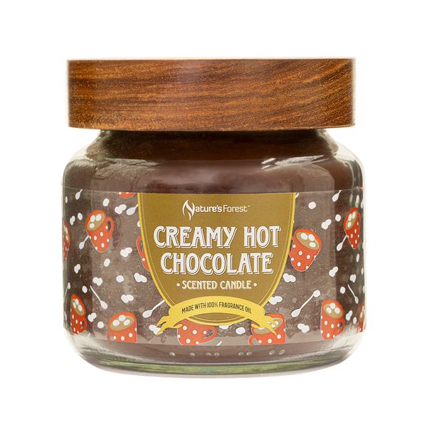 Nature's Forest - Creamy Hot Chocolate Soy Candle - 2 Wicks