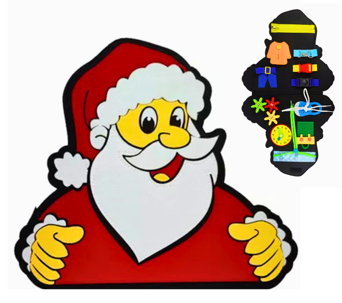 Toddler Activity Book Santa Montessori Activity Board Toy