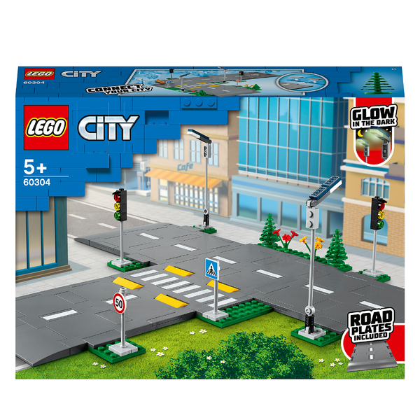 LEGO® City Road Plates 60304 Building Toy Set - 112 Pieces