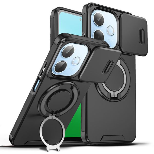 Shockproof case with 360 Rotatabl Ring Stand Compatible With Iphone 16 plus