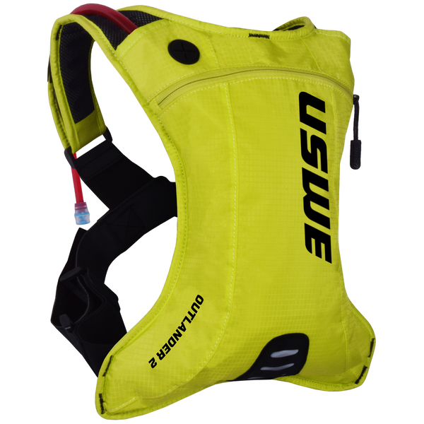 Uswe Outlander 2L Yellow Hydration Backpack,1.5L Hydration Bladder MTB/RUN