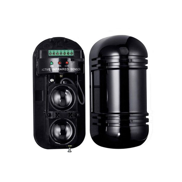2x Double Beams Infrared radiation Alarm