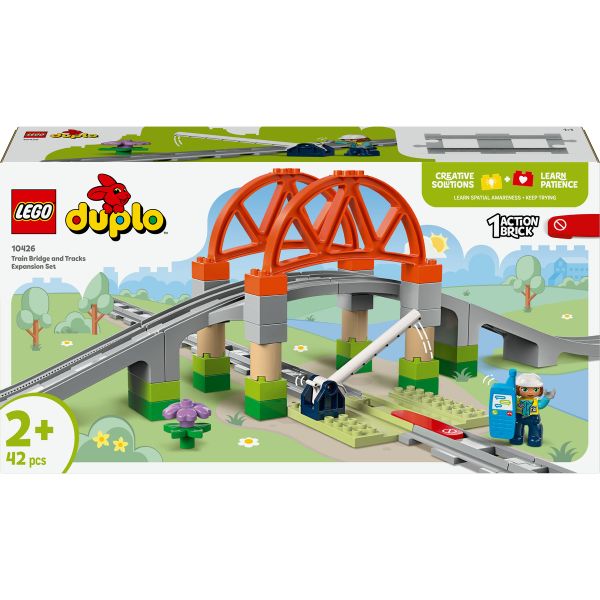 LEGO® DUPLO® Town Train Bridge and Tracks Expansion Set 10426