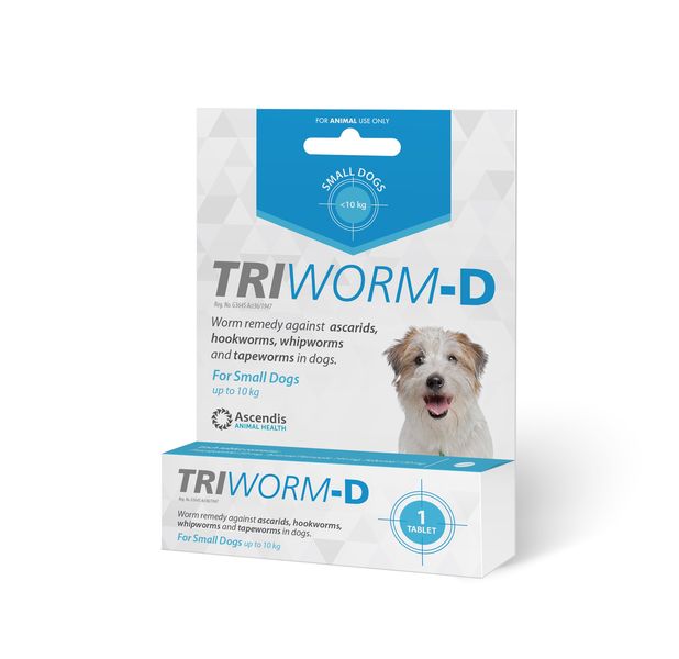 TRIWORM-D Worming Remedy in Small Dogs
