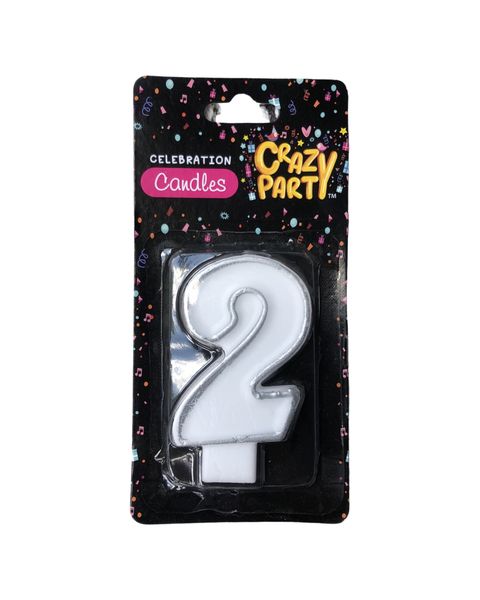 Candles Birthday Single Number 2