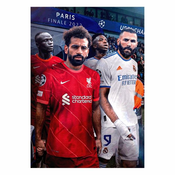 Benzema and Mo Salah - A1 Poster