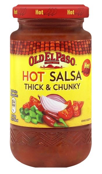 Old El Paso Hot Salsa Thick &amp; Chunky 226g