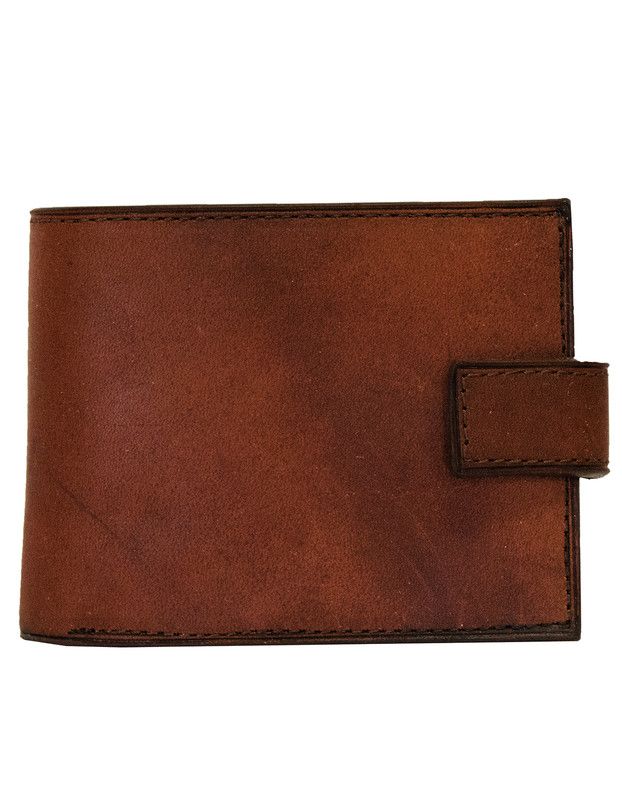 Luvsa LS-HO411 Full Grain Genuine Leather Bifold Card Holder Wallet with Box - Coffee | Shop ...
