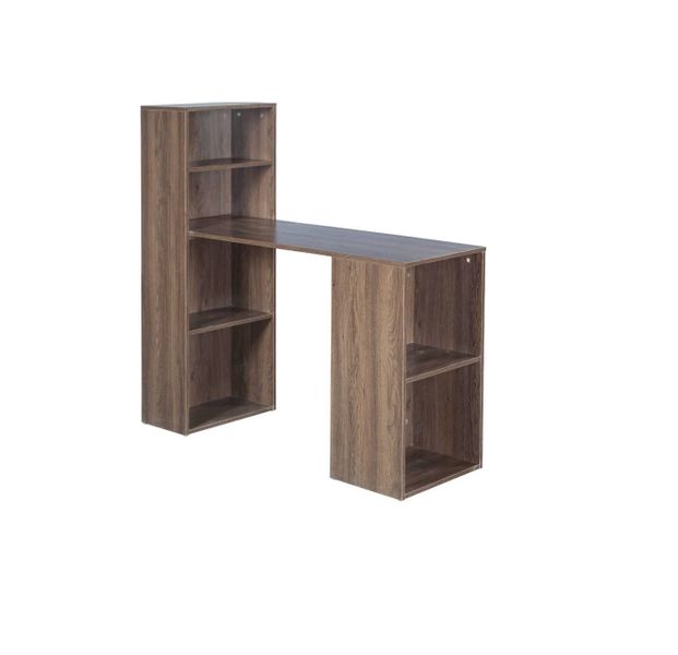 Brasillia office desk with shelves for storage - study table