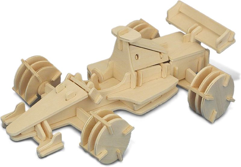 3D Wooden puzzle - Formula 1 Race Car