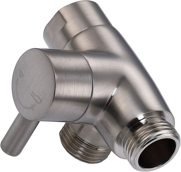 Solid Metal Shower Arm Diverter for Hand Held Showerhead &amp; Fixed Spray Head