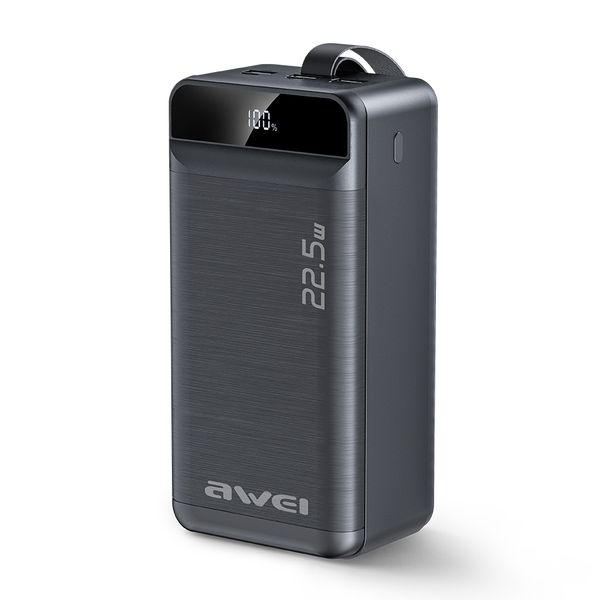 awei-60000 mAh Fast Charge Power Bank with LED Light-All Phones Supported