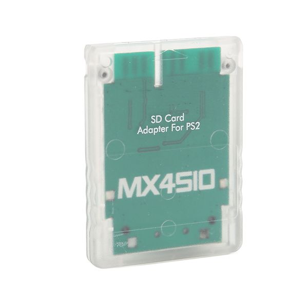 Transparent Card Reader Compatible with PS2 (White)