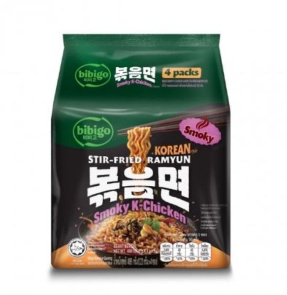 Stir-Fried Ramyun Smoky K-Chicken 122g x 4