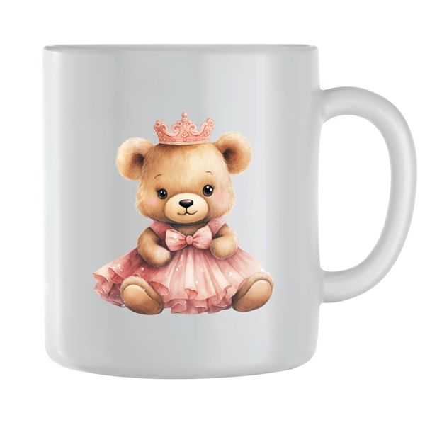 Pincess_1 Coffee Mugs for Men Women Teddy Bear Lovers Graphic Cup Gift 189