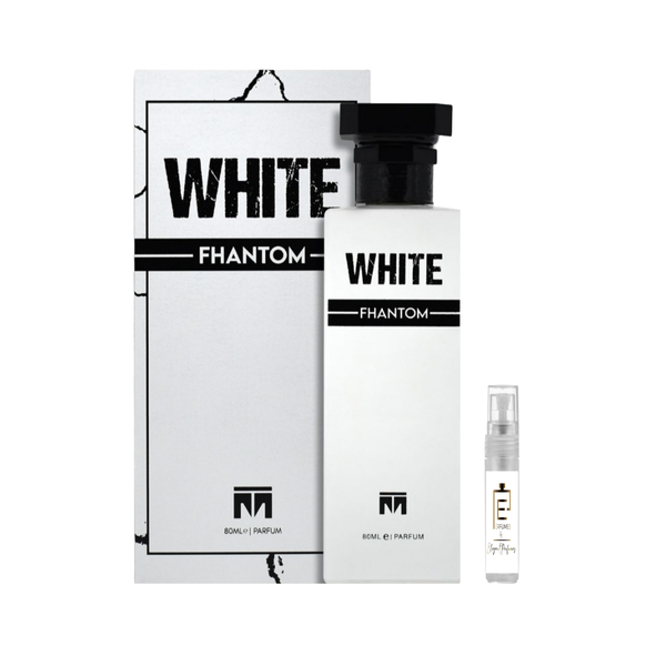 White Fhantom 80ml EDP with Small 5ml Elegant Perfume Bottle
