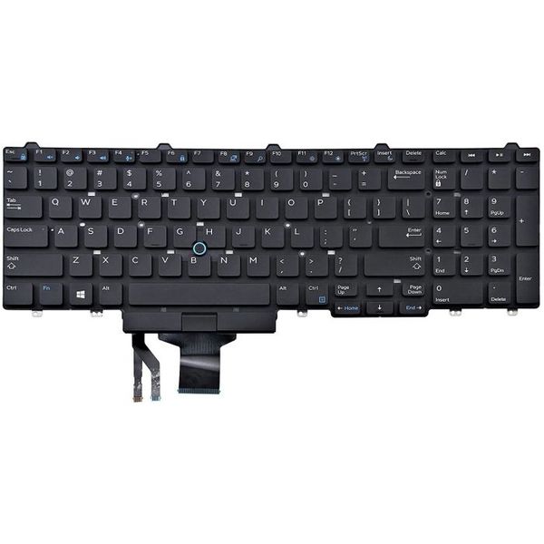 Replacement Laptop Keyboard For Dell E5580 E5550 E5570 US Layout Backlit