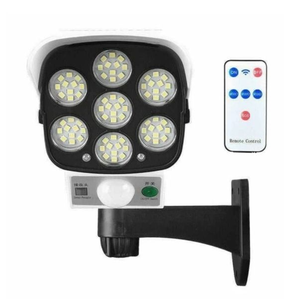 Solar Sensor Security Light &amp; Dummy Camera with Remote