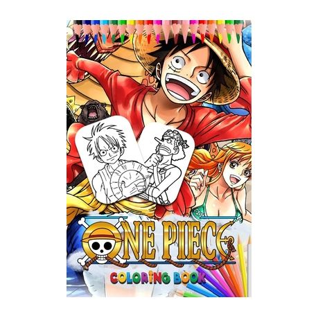 One Piece Coloring Book Anime Soft Glossy Cover With New Coloring Pages Coloring Book Buy Online In South Africa Takealot Com