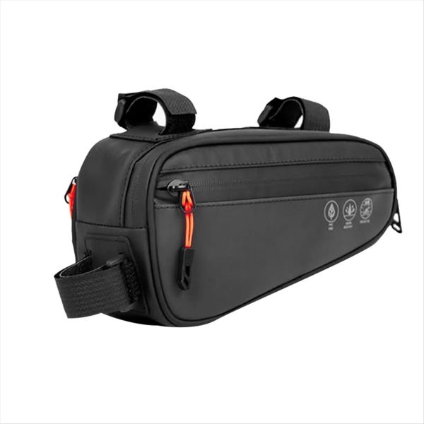 Bike Frame Bag Waterproof Bicycle Bag With Two Side Pockets