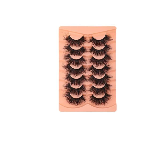Fluffy False Eyelashes 12-23mm Thick Long Volume Curled False Eyelashes